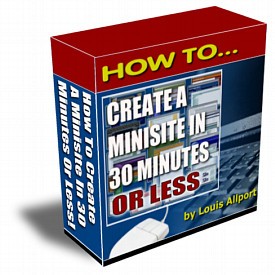 How To Create A Minisite In 30 Minutes Or Less Resale Rights Software