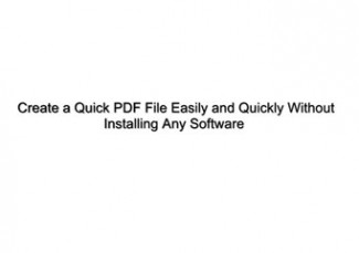 How To Create An Online PDF Document Plr Video