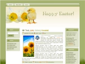 Chick – Easter Parade WP Theme Mrr Template