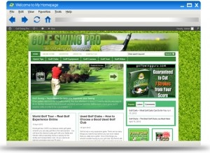 Golf Swing Pro Blog Theme Personal Use Template