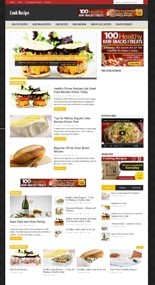 Cooking  Recipes Niche Blog Personal Use Template