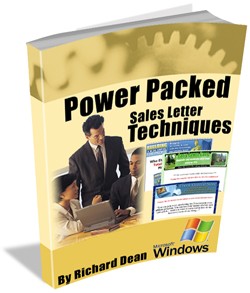 Power Packed Sales Letter Techniques Mrr Ebook