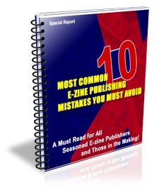 Most Common E-Zine Publishing Mistakes You Must Avoid PLR Ebook