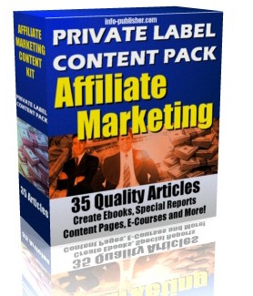 Private Label Article Pack : Affiliate Marketing PLR Article