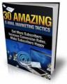 30 Amazing E-mail Marketing Tactics Mrr Ebook