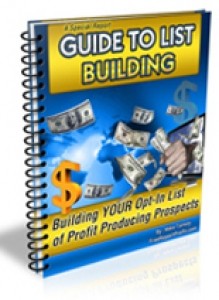 Guide To List Building Mrr Ebook