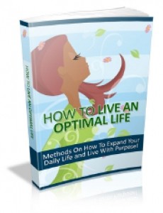 How To Live An Optimal Life Mrr Ebook