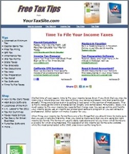Taxes Site Plr Template
