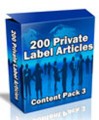 200 Plr Articles: Content Pack 3 PLR Article