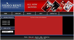 Movie Rental Multi Store Personal Use Template