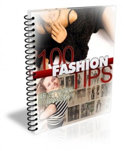 100 Fashion Tips Personal Use Ebook