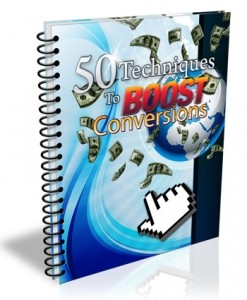 50 Techniques To Boost Conversions Give Away Rights Ebook