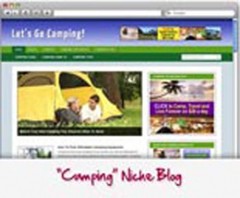 Camping WordPress Blog Personal Use Template