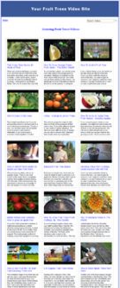 Fruit Trees Video Site Builder MRR Software