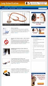 Lung Detoxification Niche Blog Personal Use Template With Video