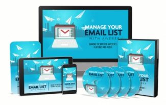 Manage Your Email List With Aweber Advanced MRR Video With Audio