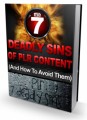 Seven Deadly Sins Of Plr Content Personal Use Ebook