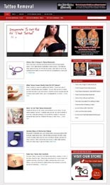 Tattoo Removal Niche Blog Personal Use Template With Video