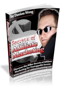 Secrets Of Affiliate Marketing Personal Use Ebook