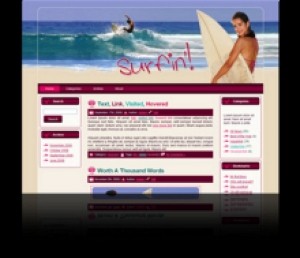 Surfing WP Theme Mrr Template