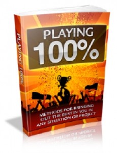 Playing 100 Percent Mrr Ebook
