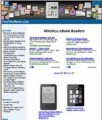 Wireless Ebook Readers Website PLR Template