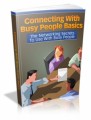 Connecting With Busy People Basics Mrr Ebook