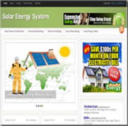 Solar Energy Niche Blog Personal Use Template
