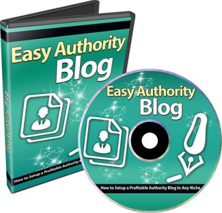Easy Authority Blog PLR Video With Audio