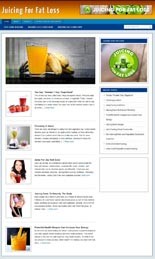 Juicing Blog Personal Use Template With Video
