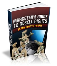 Marketers Guide To Resell Rights Give Away Rights Ebook