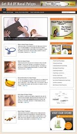 Nasal Polyps Niche Blog Personal Use Template With Video