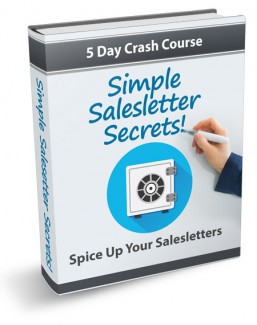 Simple Salesletter Secrets Ecourse PLR Autoresponder Messages