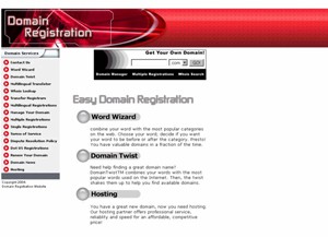 Domain Registration Red Personal Use Template