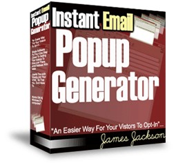 Instant Email Popup Generator Resale Rights Software