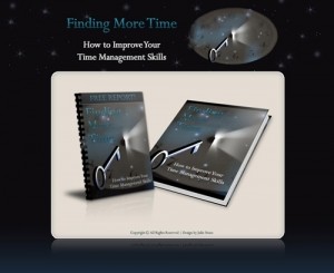 Finding More Time – Minisite Graphics & Content Resale Rights Ebook
