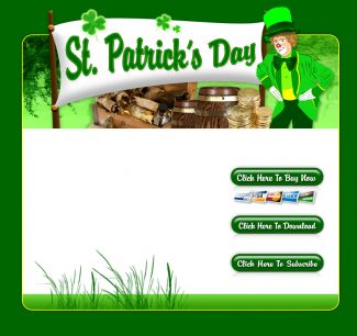 St. Patricks Day Template 1 Plr Template