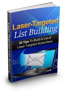 Laser Targeted List Building Mrr Ebook
