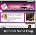 Asthma Niche Blog Personal Use Template 