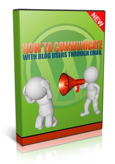 How To Communicate With Blog Users Through Email MRR Video