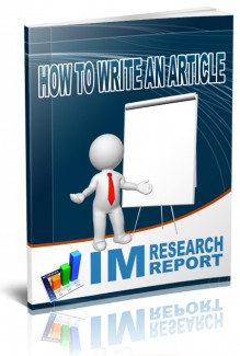 How To Write An Article Personal Use Ebook