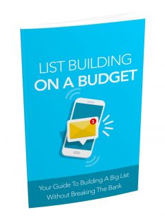 List Building On A Budget MRR Ebook