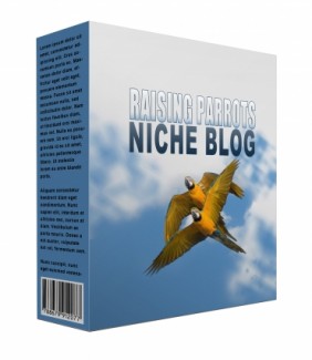 New Raising Parrots Flipping Niche Blog Personal Use Template