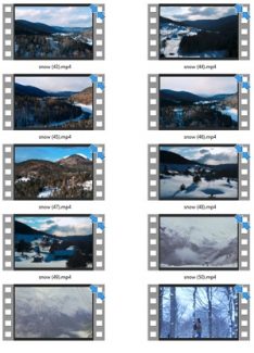 Snow Stock Videos Three – V2 MRR Video