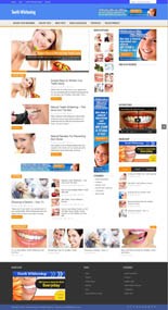 Teeth Whitening Blog Personal Use Template