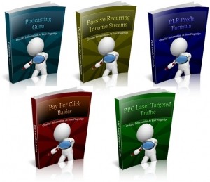 5 PLR EBooks Package V1 Plr Ebook