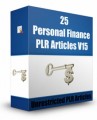 25 Personal Finance Plr Articles V15 PLR Article 