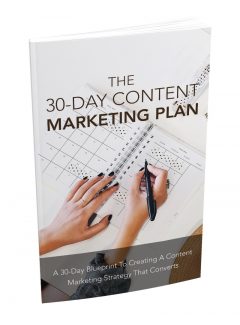 30 Day Content Marketing Plan MRR Ebook