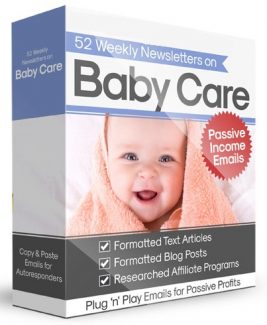 52 Weekly Newsletters On Baby Care PLR Autoresponder Messages