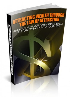 Attracting Wealth Through The Law Of Attraction MRR Ebook